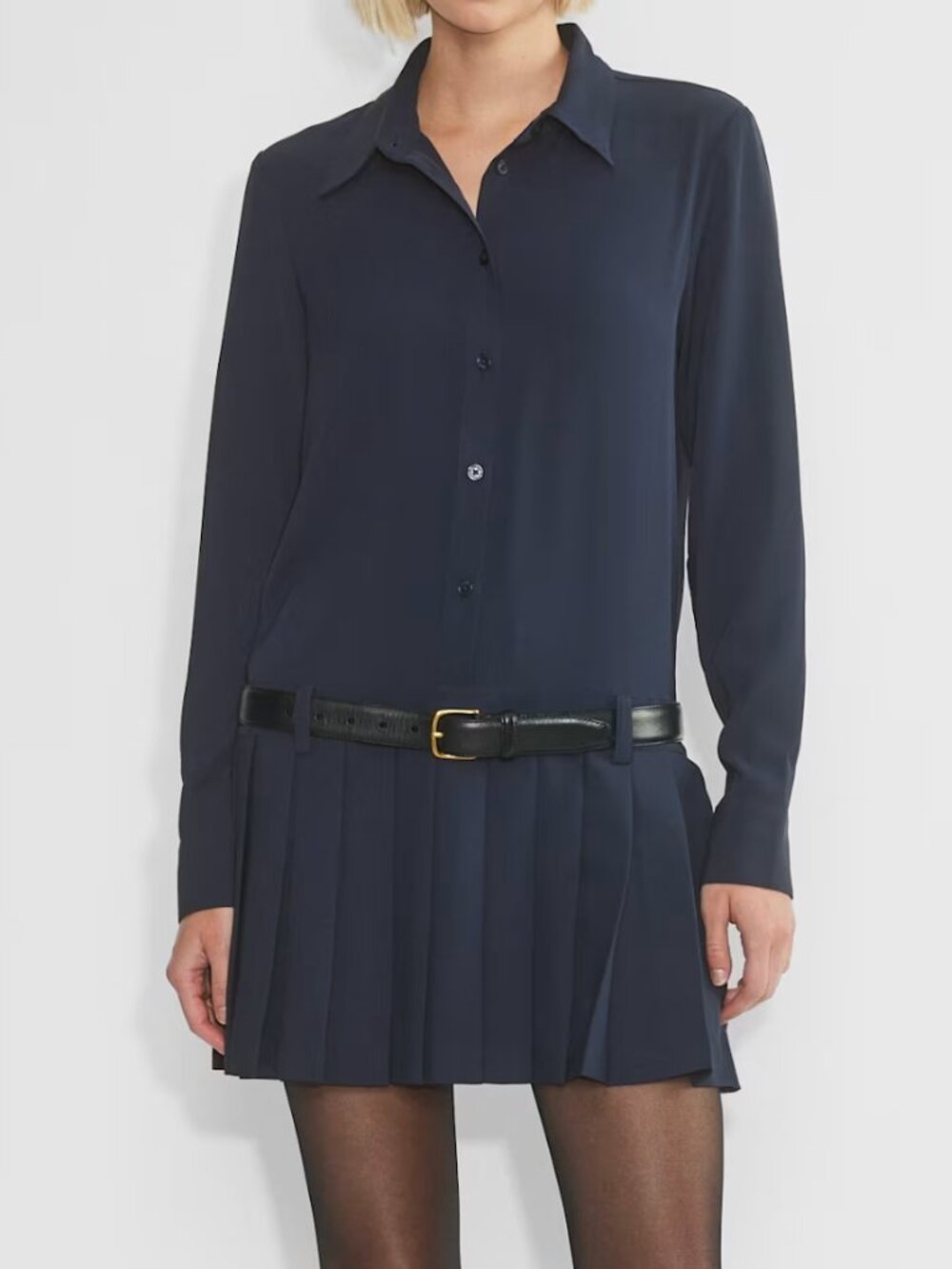 Aritzia Wilfred Yale Dress – Admiral – Size Small – Excellent Condition